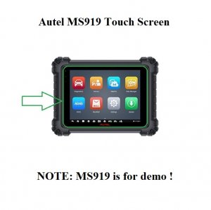 Touch Screen Digitizer Replacement for Autel MaxiSys MS919